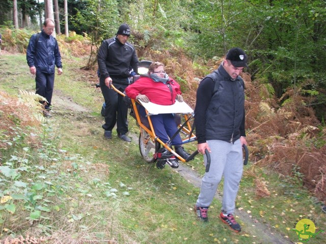 randonnée sportive avec joëlettes, Tervuren, 2012